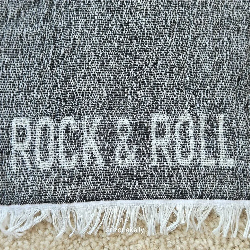 NWT Saint + Sofia Rock & Roll Scarf Wool Blend - Picture 7 of 10